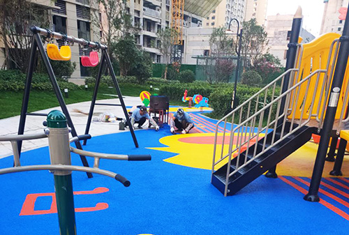 米兰中国milan·运动游乐动物乐园滑梯组合
