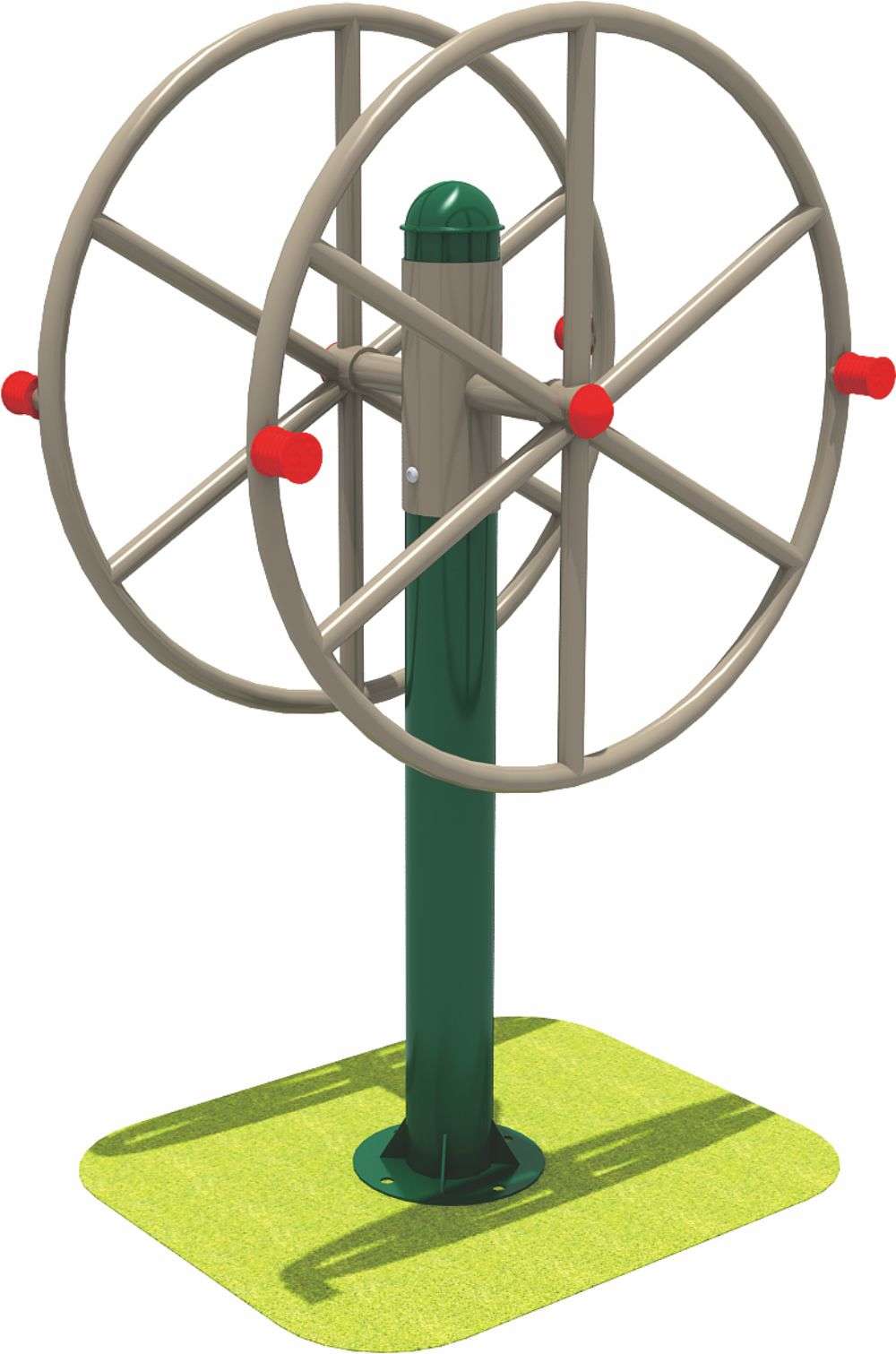 米兰中国milan·运动健身器材 旋转风轮