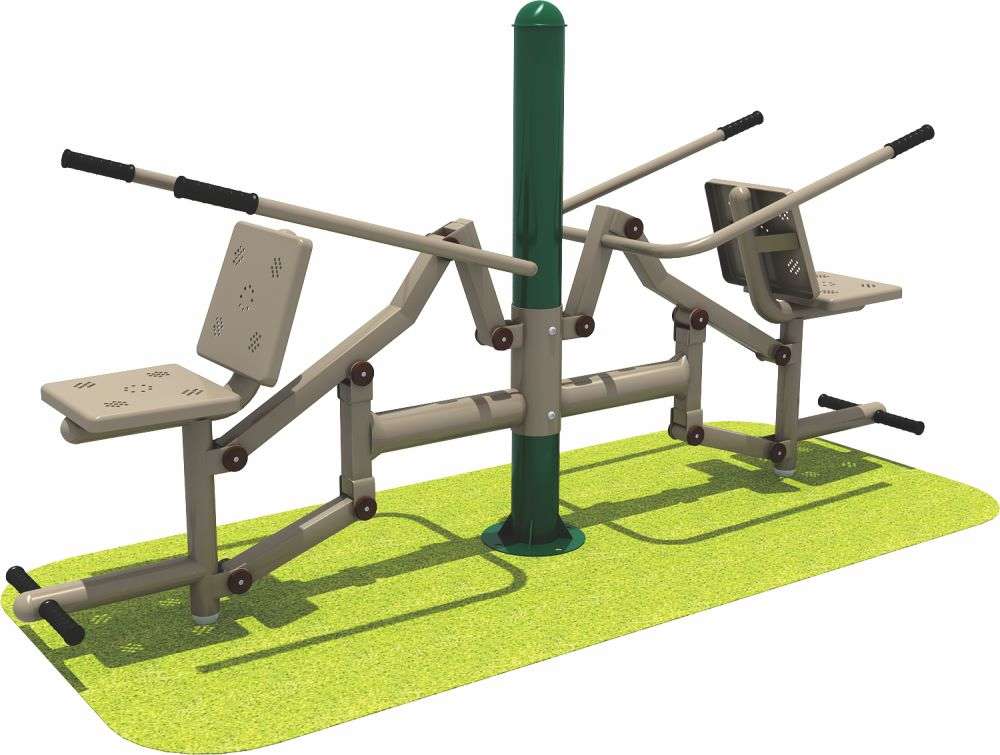 米兰中国milan·运动健身器材 双人坐压器